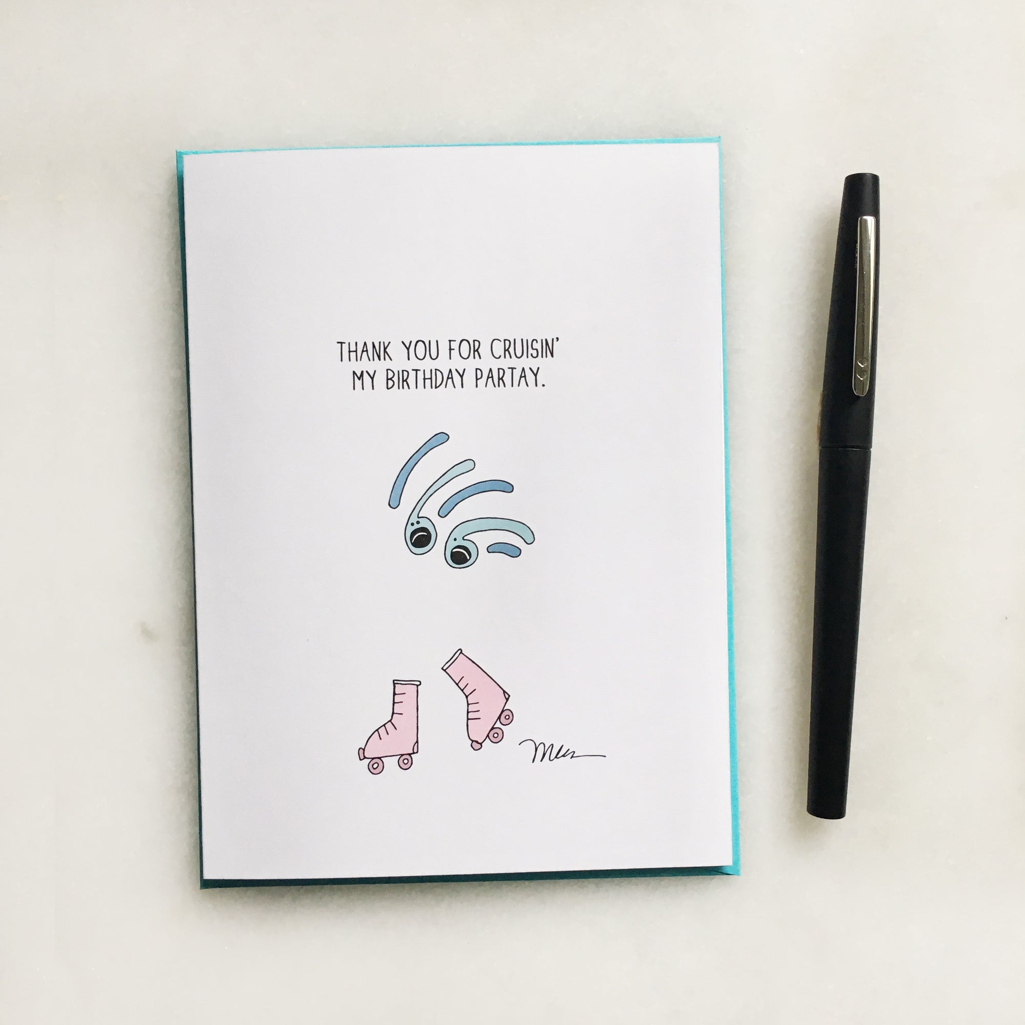 Thank You for Cruising My Birthday Partay. from The MoMeMans® by Monica Escobar Allen