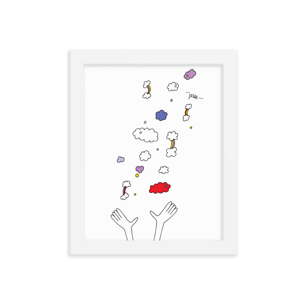 Throwing Rainbows Print