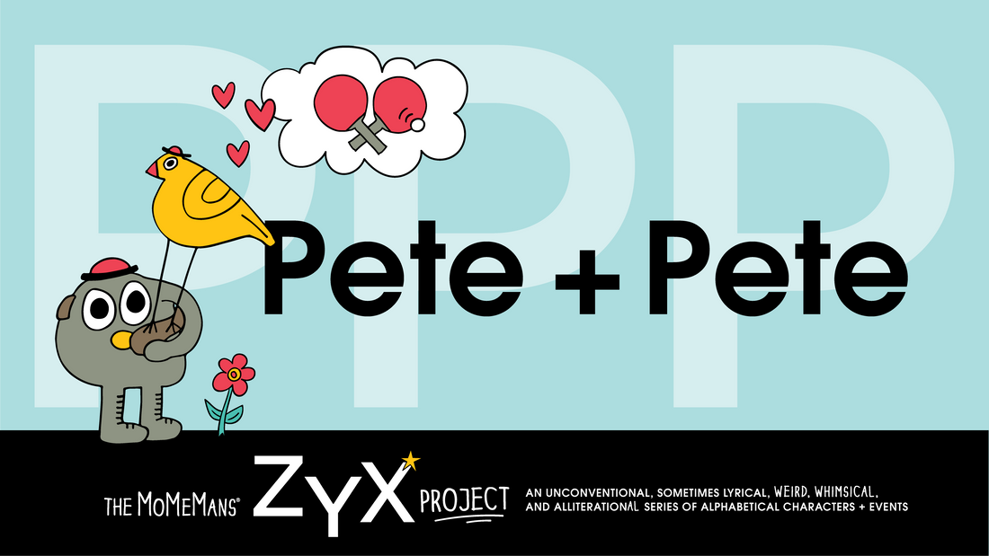 ZYX Project Letter P: Pete + Pete by Monica Escobar Allen | themomemans.com Learning the ABCs for Babies and Toddlers