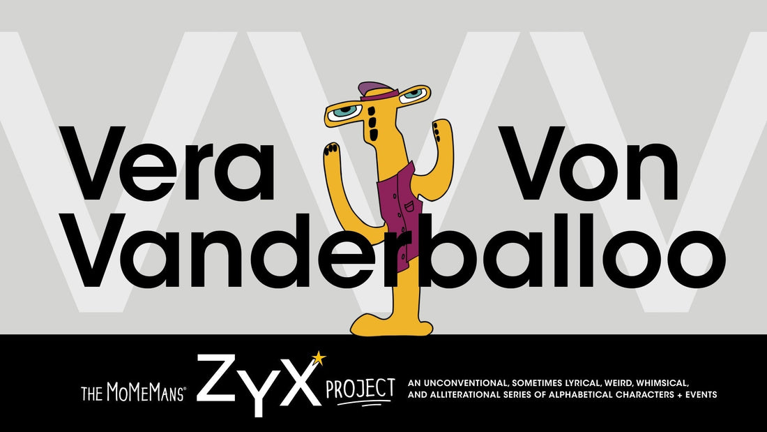 ZYX Project Letter V: Vera Von Vanderballoo by Monica Escobar Allen | themomemans.com Learning the ABCs for Babies and Toddlers