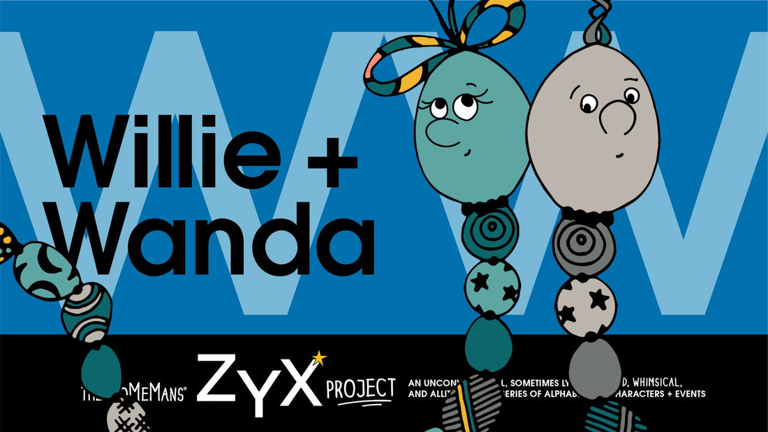 ZYX Project Letter W: Willie + Wanda by Monica Escobar Allen | themomemans.com Learning the ABCs for Babies and Toddlers