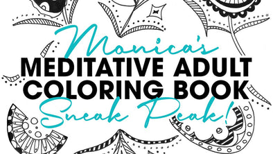 Monica's Meditative Coloring Book Preview | themomemans.com