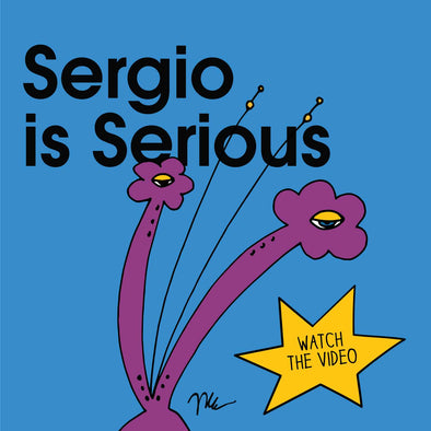 Sergio is Serious | themomemans.com The MoMeMans, by Monica Escobar Allen, are on a mission to bring joy to parenting by finding the funny, sunny side with Poetry + Songs + Art + Gifts for Creative Grown-Up Kids. Based in Brooklyn, NY.