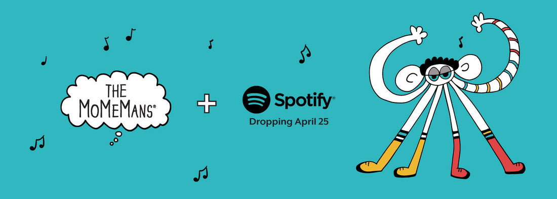 The MoMeMans are on Spotify! Find The MoMeMans and listen up to your favorite Kid's Playlist!