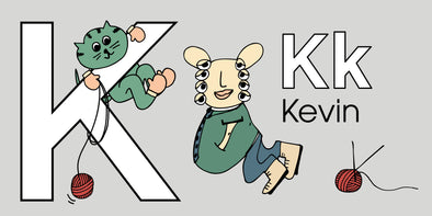 The MoMeMans ZYX Project. Letter K: Kevin by Monica Escobar Allen.