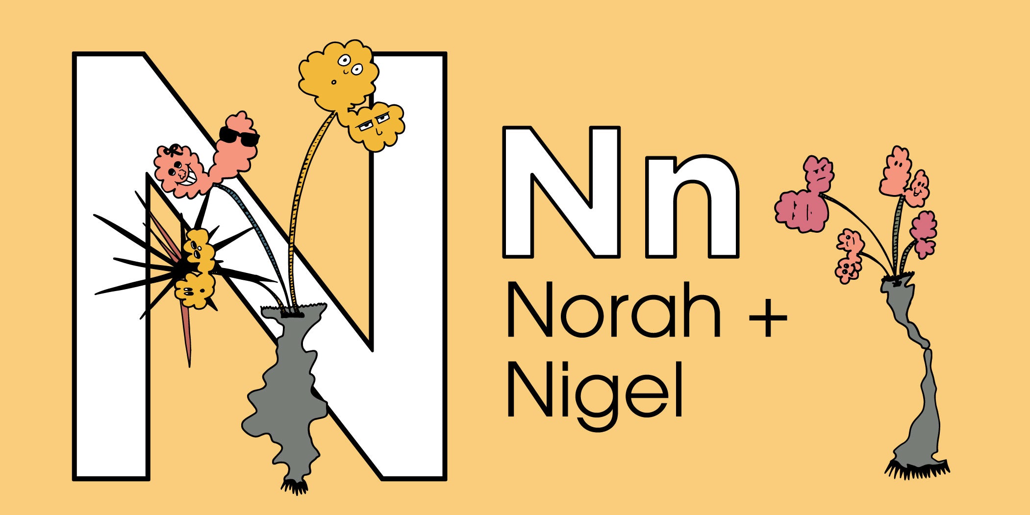 The Letter N: Norah + Nigel