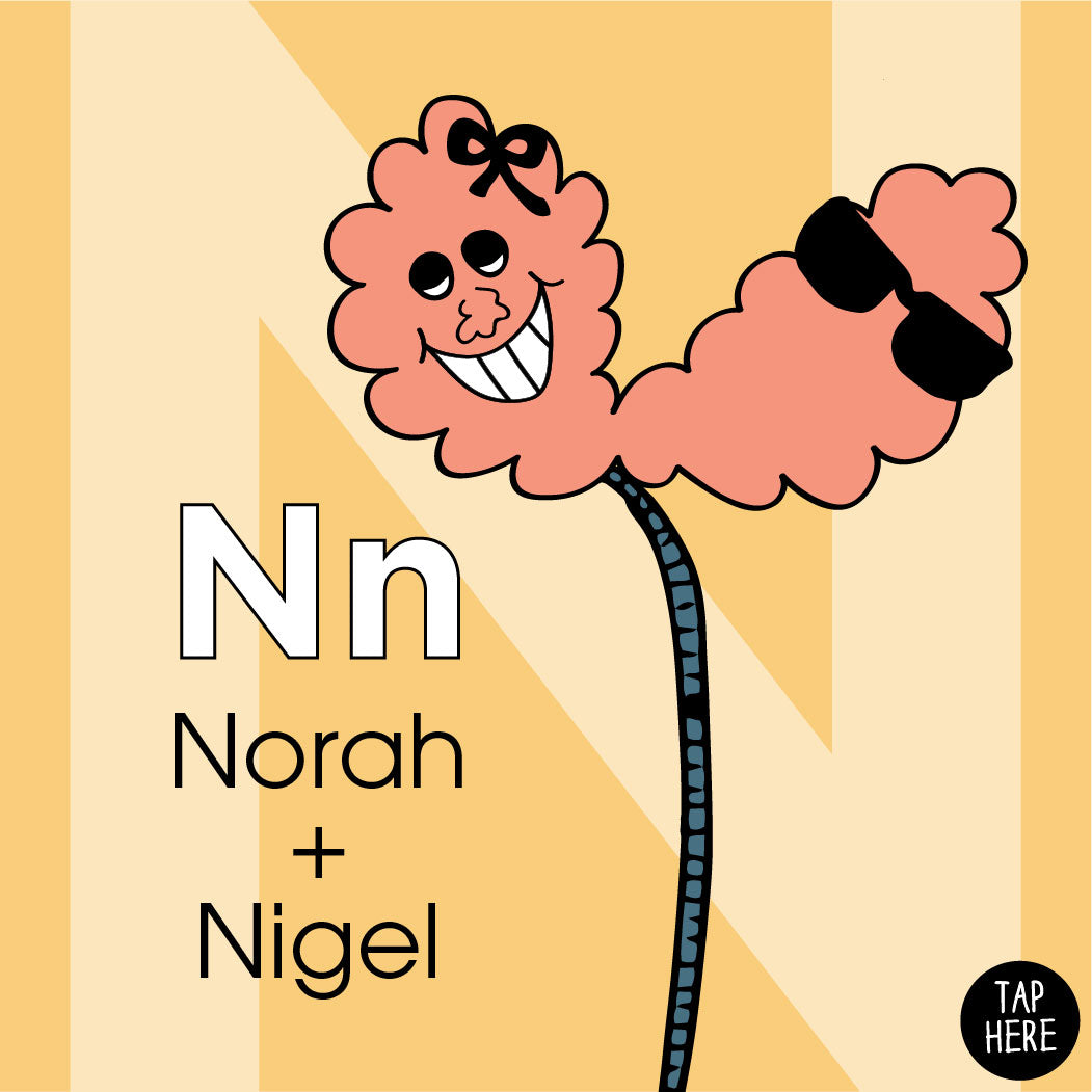 The Letter N: Norah + Nigel