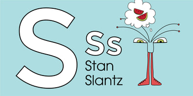 The MoMeMans™ ZYX Project. Letter S: Stan Slantz by Monica Escobar Allen.