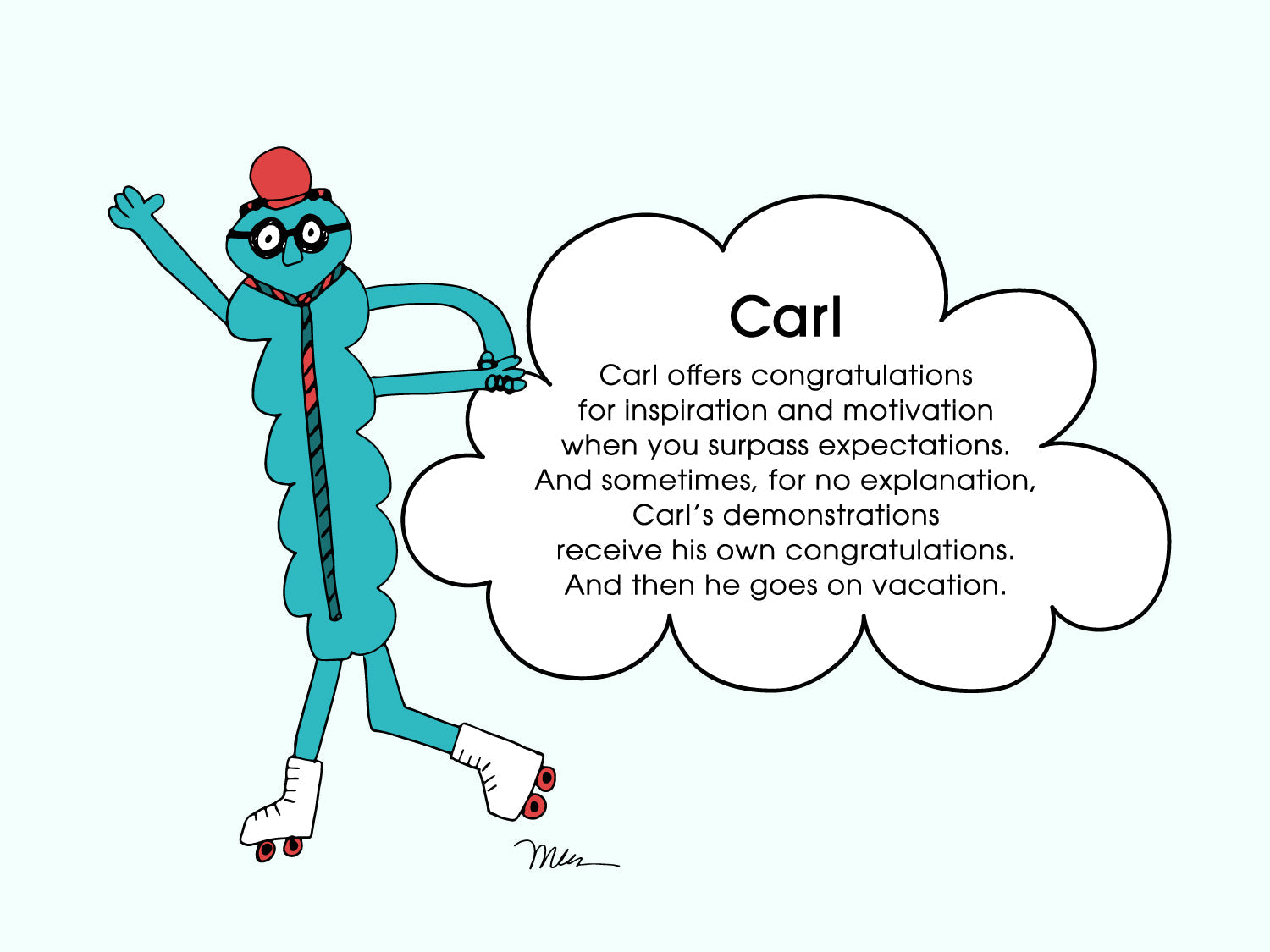 Congratulations Carl from The MoMeMans by Monica Escobar Allen