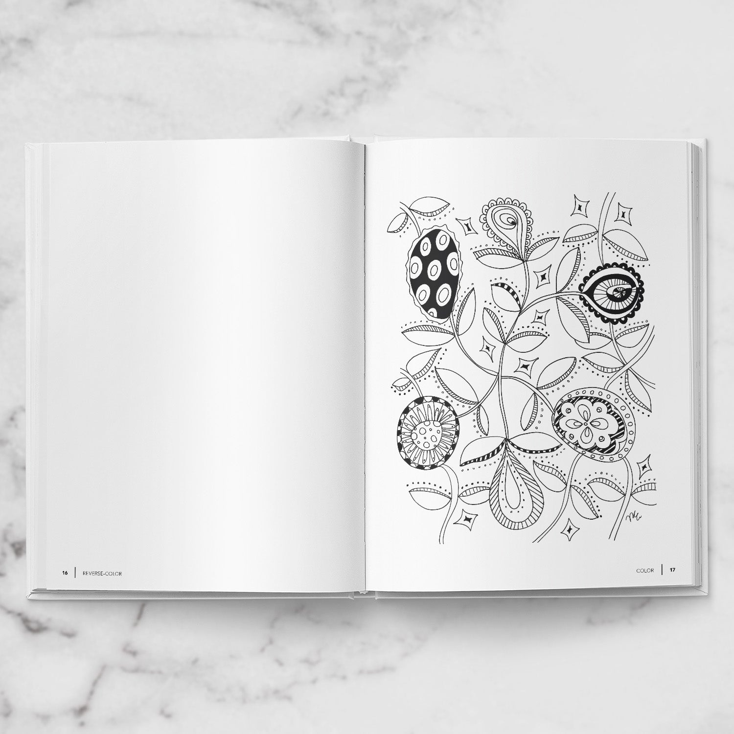 Sit. Think. Write. Color. Doodle. A Poetic Coloring Book & Mindfulness Companion.