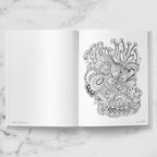 Sit. Think. Write. Color. Doodle. A Poetic Coloring Book & Mindfulness Companion.