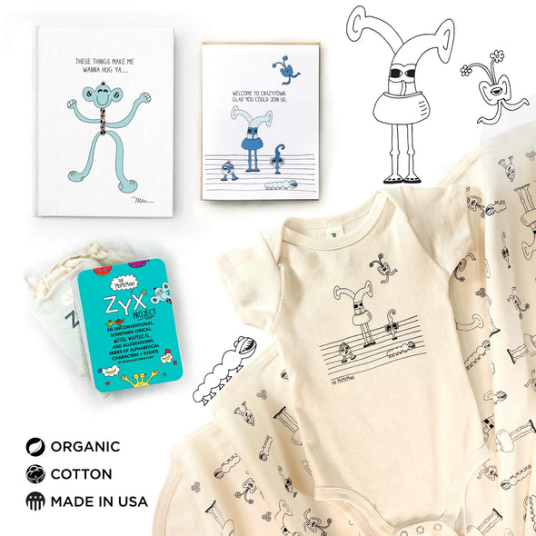 The Complete Unisex Baby Shower Bundle Featuring Bots Family and the ZYX Project | themomemans.com by Monica Escobar Allen