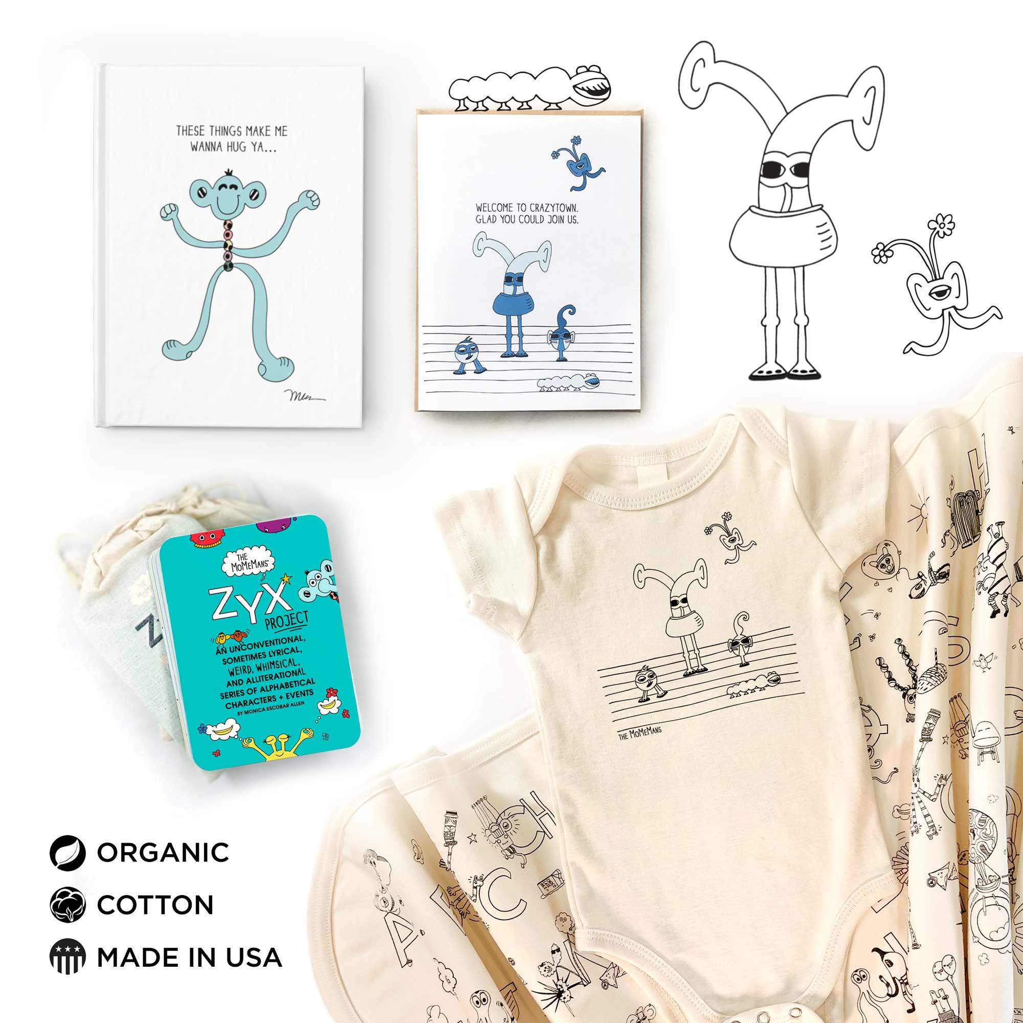 The Complete Unisex Baby Shower Bundle Featuring Bots Family and the ZYX Project | themomemans.com by Monica Escobar Allen