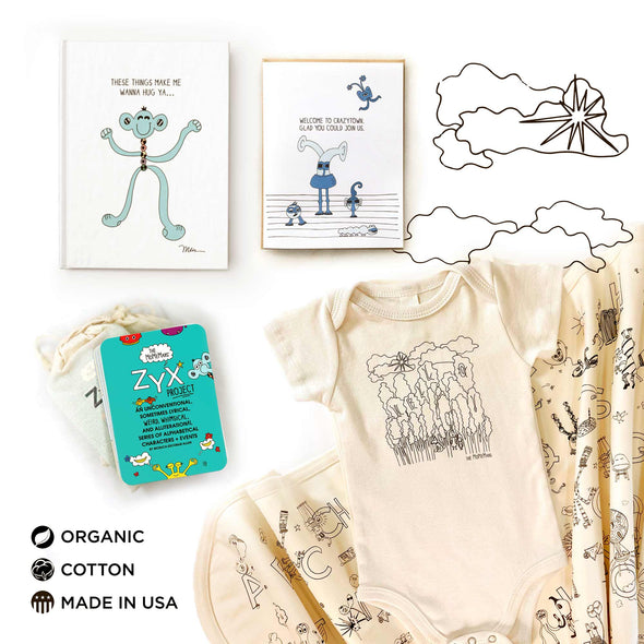 The Complete Unisex Baby Shower Bundle Featuring Hello Forest and the ZYX Project | themomemans.com by Monica Escobar Allen