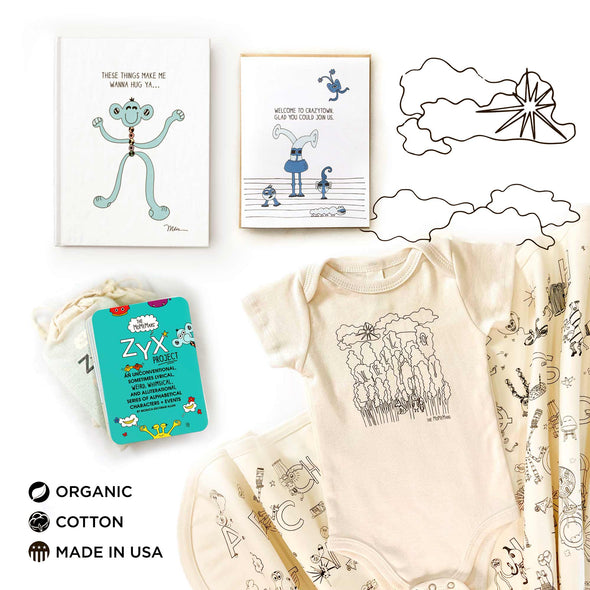 The Complete Unisex Baby Shower Bundle Featuring Hello Forest and ZYX Project | themomemans.com by Monica Escobar Allen