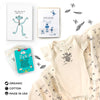 The Complete Unisex Baby Shower Bundle Featuring Fancy Franny and Bots Family | themomemans.com by Monica Escobar Allen