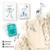 The Complete Unisex Baby Shower Bundle Featuring Pete + Pete and Bots Family | themomemans.com by Monica Escobar Allen