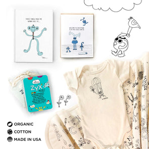 The Complete Unisex Baby Shower Bundle Featuring Pete + Pete and the ZYX Project | themomemans.com by Monica Escobar Allen