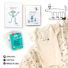 The Complete Unisex Baby Shower Bundle Featuring Sherman and Bots Family | themomemans.com by Monica Escobar Allen