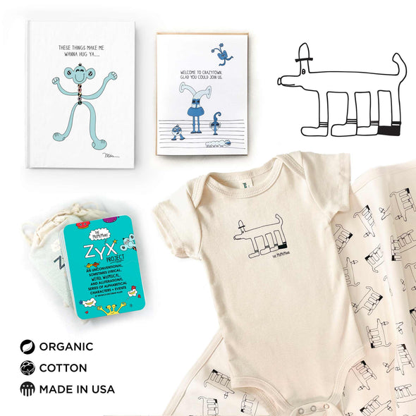 The Complete Unisex Baby Shower Bundle Featuring Sherman | themomemans.com by Monica Escobar Allen