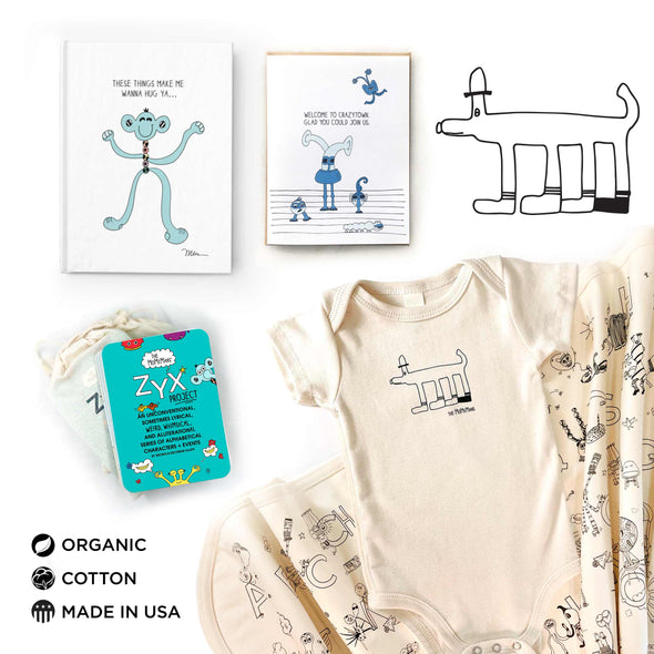 The Complete Unisex Baby Shower Bundle Featuring Sherman and ZYX Project | themomemans.com by Monica Escobar Allen