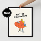 Make Life Binge-Worthy Print by Monica Escobar Allen | themomemans.com