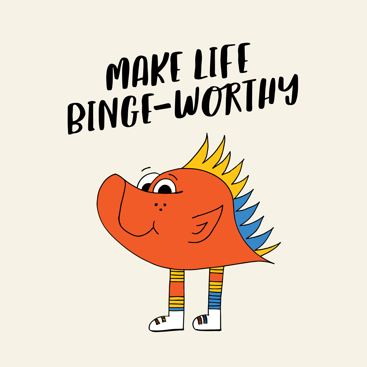 Make Life Binge-Worthy gif by Monica Escobar Allen | themomemans.com