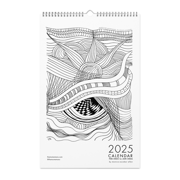 Wall Calendar Feb 2025 - Jan 2026