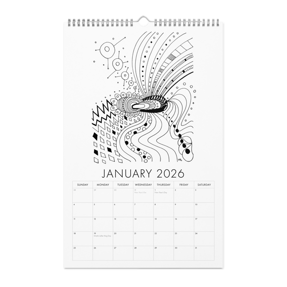 Wall Calendar Feb 2025 - Jan 2026