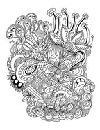 New! Meditative Adult Coloring Book Preview