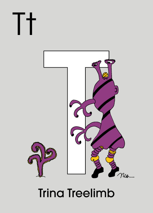 The Letter T Print