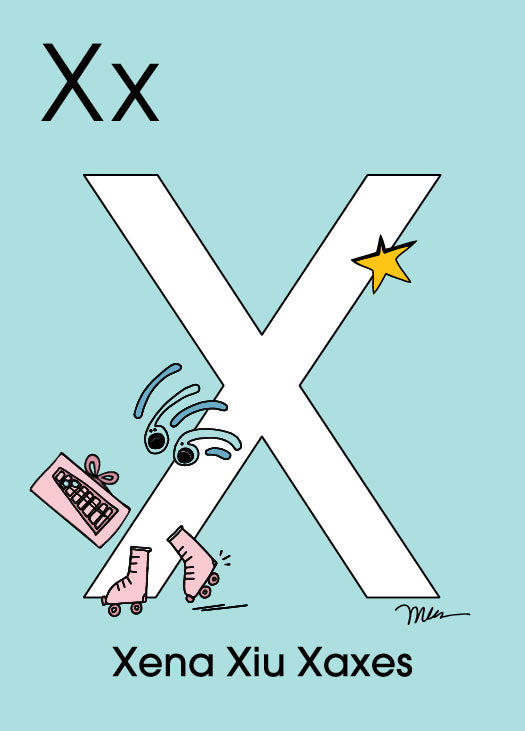 The Letter X Print