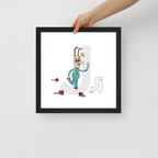 Nursery Wall Art Letter J Art Print | themomemans.com