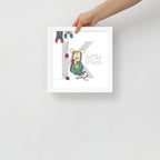 Nursery Wall Art Letter K Art Print | themomemans.com