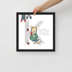 Nursery Wall Art Letter K Art Print | themomemans.com