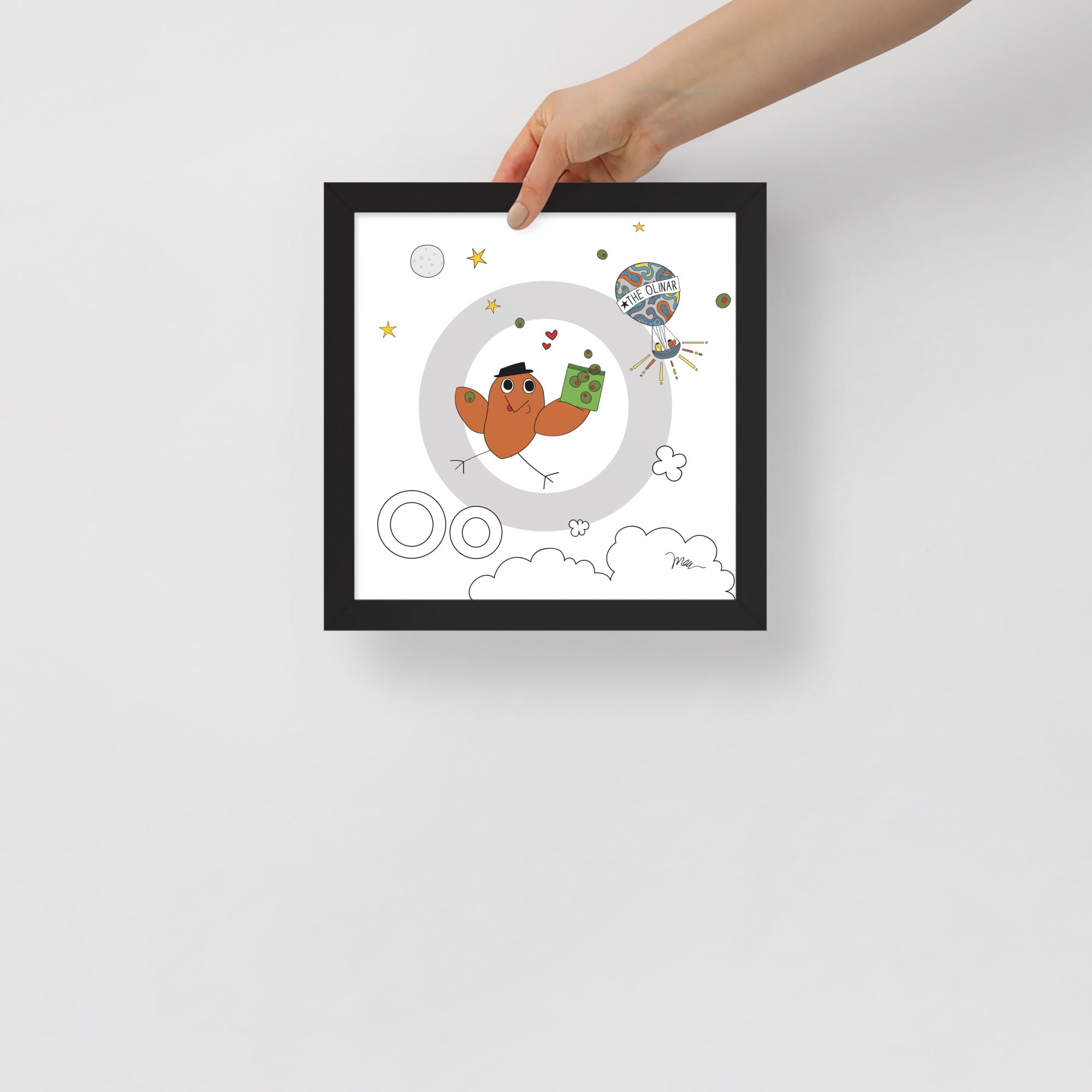 Nursery Wall Art Letter O Art Print | themomemans.com