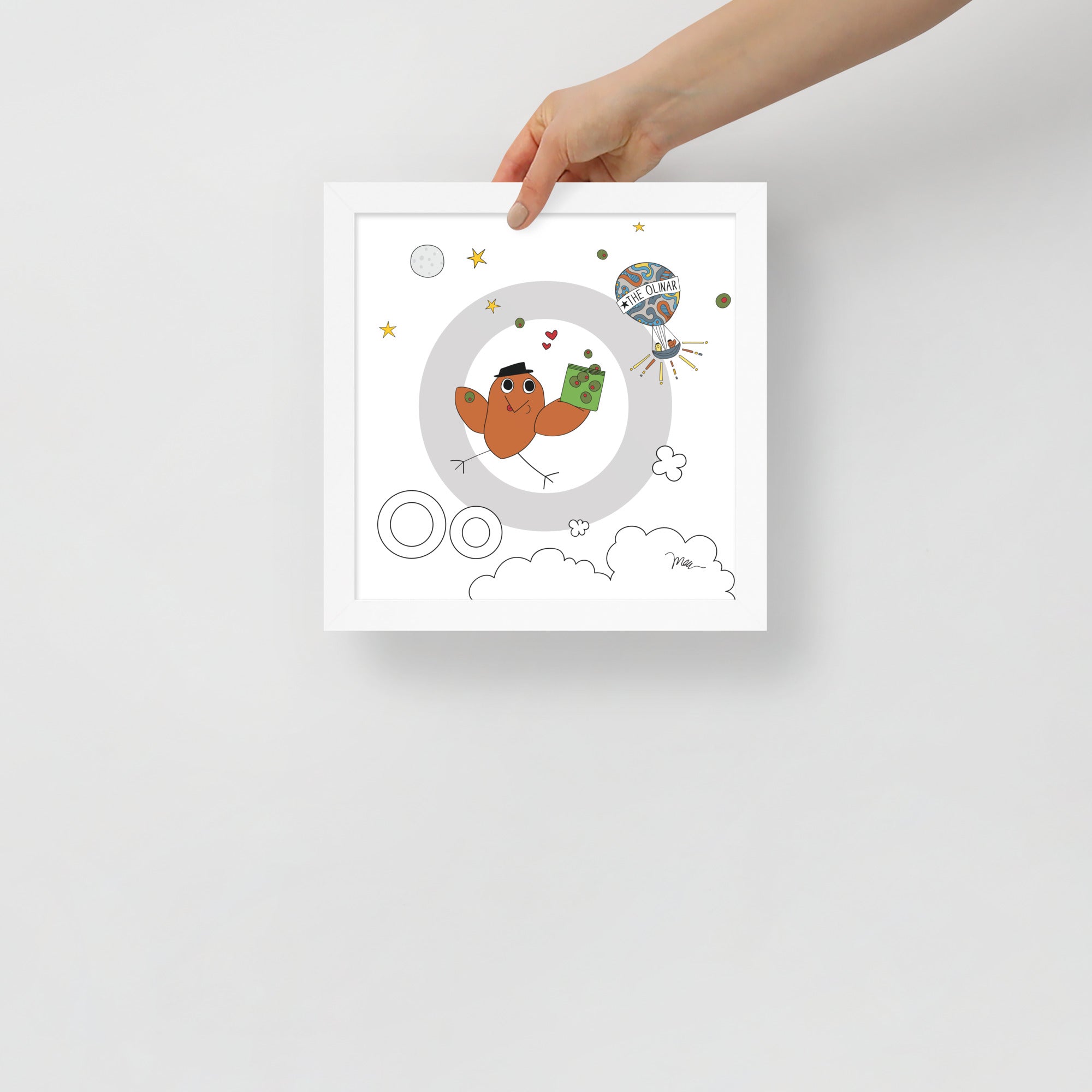 Nursery Wall Art Letter O Art Print | themomemans.com