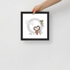 Nursery Wall Art Letter Q Art Print | themomemans.com