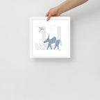 Nursery Wall Art Letter U Art Print | themomemans.com