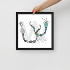 Nursery Wall Art Letter W Art Print | themomemans.com