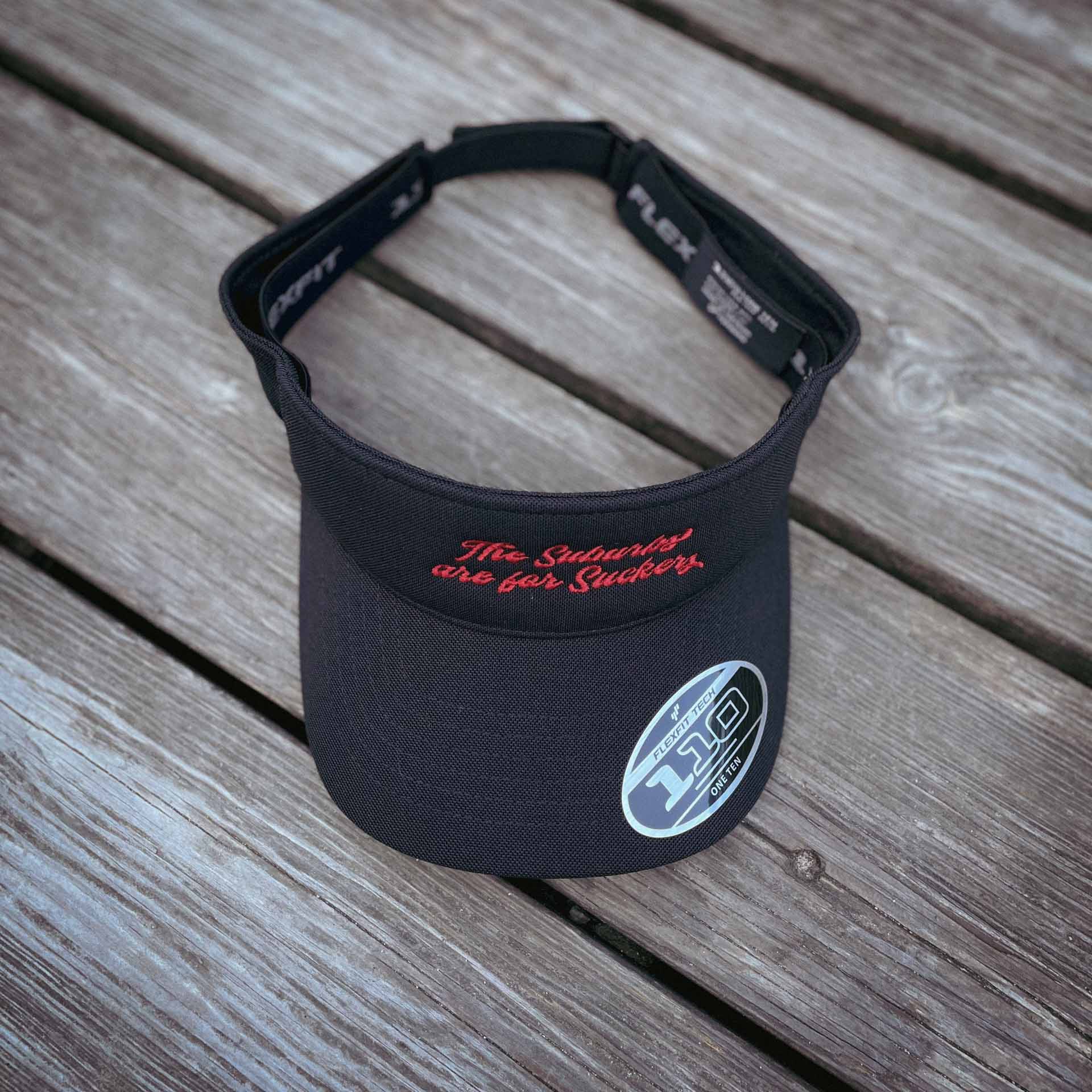 The Suburbs are for Suckers Visor, black | themomemans.com