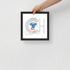 Nursery Wall Art Letter Ch Art Print | themomemans.com