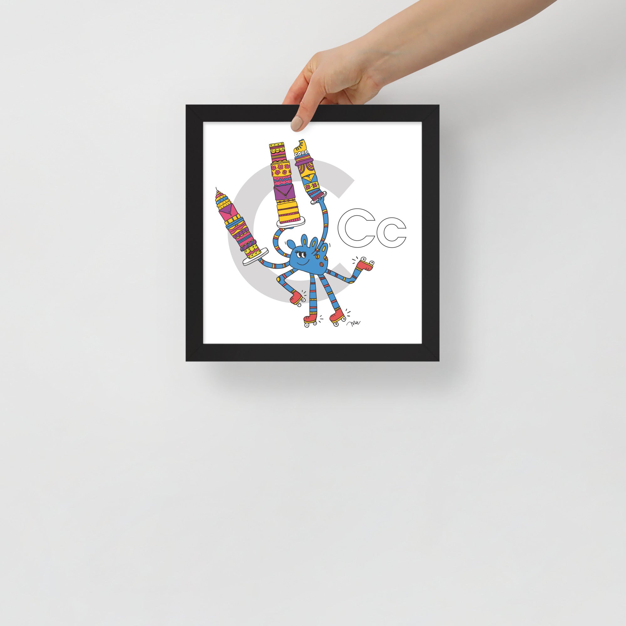 Nursery Wall Art Letter C Art Print | themomemans.com
