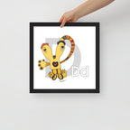 Nursery Wall Art Letter D Art Print | themomemans.com