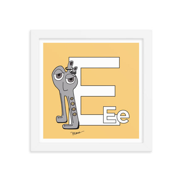 The Letter E Print