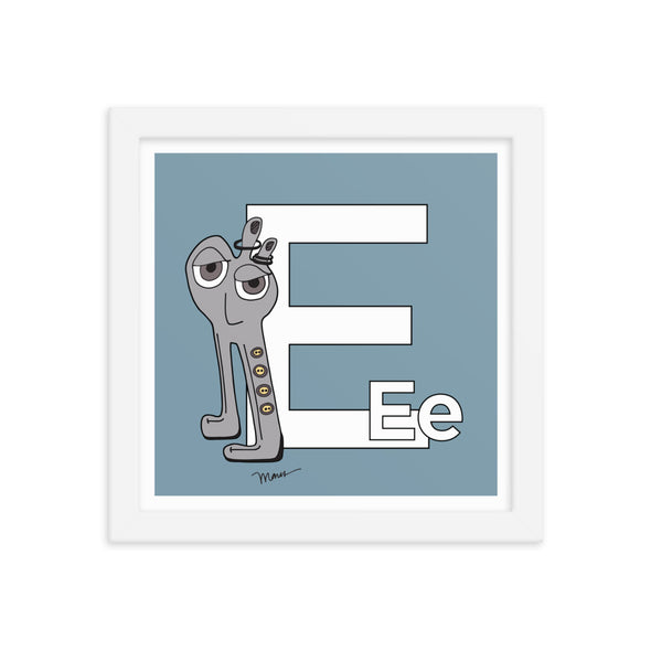 The Letter E Print