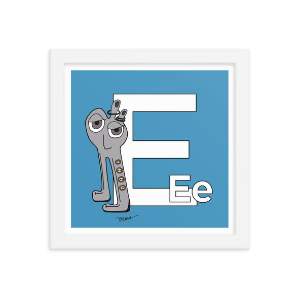 The Letter E Print