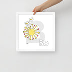 Nursery Wall Art Letter B Art Print | themomemans.com