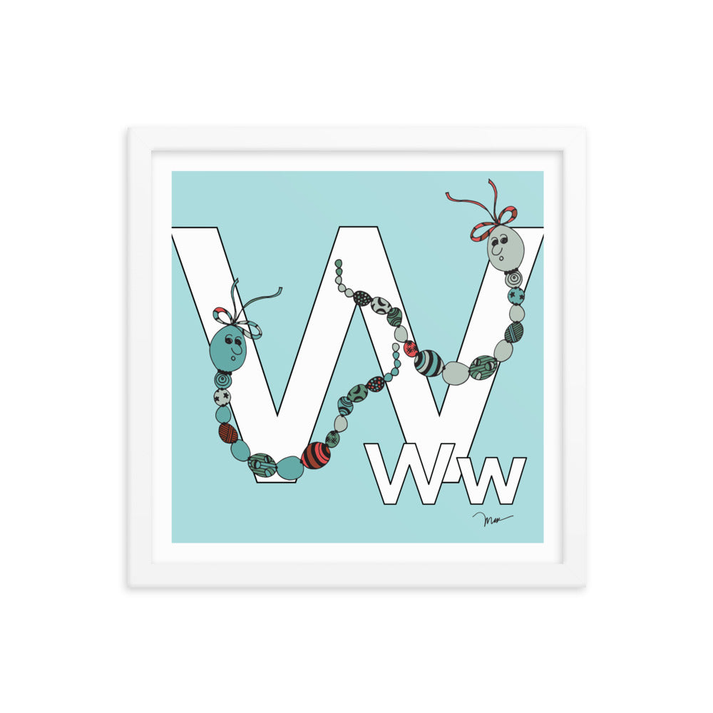 The Letter W Print