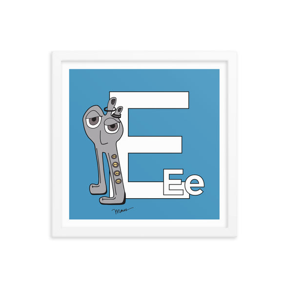 The Letter E Print